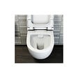 VITRA - Vitra  SENTO Cuvette RIM-EX (sans bride) et abattant ultra-fin avec frein de chute (7748B003-0075 + 120-003R009-lm) - vignette