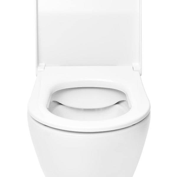 VITRA - Vitra  WC sans bride S60, fixations invisibles + Abattant softclose, Blanc (7510-003-6288) - large
