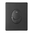 GROHE - Grohe Pack WC Bâti-support Rapid SL + WC Infinitio sans bride noir mat + Abattant softclose + Plaque noire mat - vignette