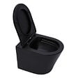 GROHE - Grohe Pack WC Bâti-support Rapid SL + WC Infinitio sans bride noir mat + Abattant softclose + Plaque noire mat - vignette