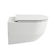 LAUFEN - Pack WC suspendu sans bride, fixations cachées, abattant slim frein de chute (H8669570000001) - vignette