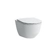 LAUFEN - Pack WC suspendu sans bride, fixations cachées, abattant slim frein de chute (H8669570000001) - vignette