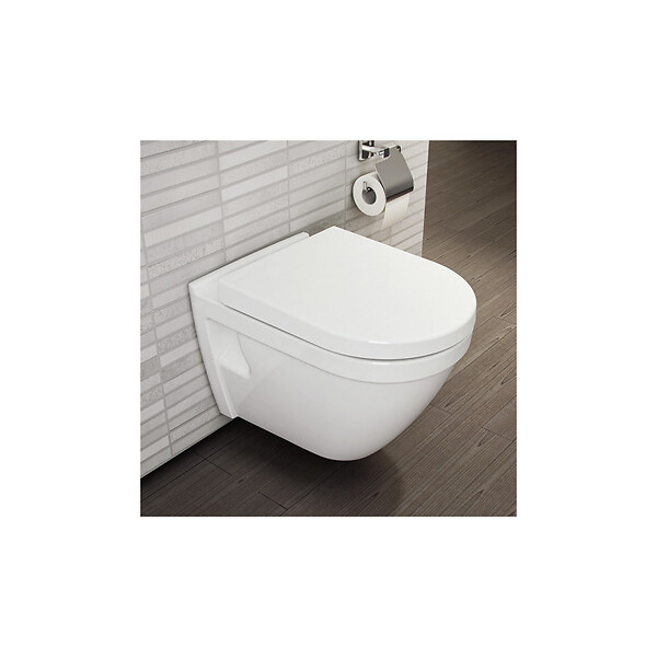 VILLEROY & BOCH - Pack WC bâti-support Villeroy & Boch + Cuvette Vitra S50 + Abattant softclose + Plaque blanche (ViConnectS50-2) - large