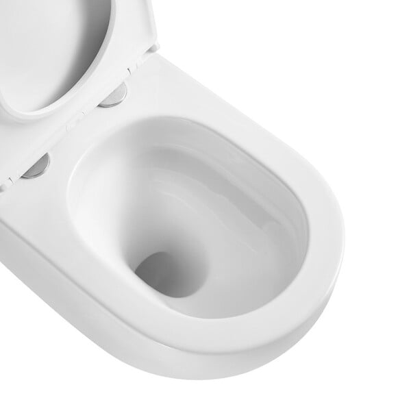 SWISS AQUA TECHNOLOGIES - WC suspendu sans bride Vortex et fixations invisibles, abattant frein de chute (SAT67010RTORP) - large