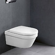 GROHE - Pack WC Bâti-support Rapid SL + WC sans bride Architectura, fixations invisibles + Abattant + Plaque chrome (ARENAARCHI3) - vignette
