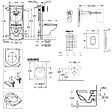 GROHE - Pack WC Bâti-support Rapid SL + WC sans bride Architectura, fixations invisibles + Abattant + Plaque chrome (ARENAARCHI3) - vignette