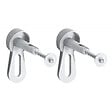 GROHE - Grohe Pack WC Bâti-support + Cuvette Ideal Standard Tesi Aquablade rimless + Plaque chrome + Set habillage (HGROHEAQUA-SET) - vignette