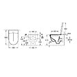 VILLEROY & BOCH - Villeroy & Boch ViClean-I 200 WC lavant suspendu sans bride CeramicPlus avec abattant SoftClose et DirectFlush, blanc (V0E200R1) - vignette