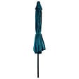 HAPPY GARDEN - Parasol droit HAPUNA rond 3,30m de diamètre bleu - vignette
