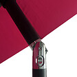 HAPPY GARDEN - Parasol droit HAPUNA rond 3,30m de diamètre fuchsia - vignette