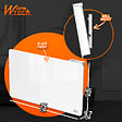 WARM TECH - Radiateur inertie céramique avec façade en verre 1500 W - IP24 - NF - Fil pilote 6 ordres - vignette