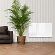 WARM TECH - Radiateur inertie céramique avec façade en verre 1500 W - IP24 - NF - Fil pilote 6 ordres - vignette
