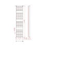 SIKO - Sèche serviette Thermal Trend blanc 185x60 cm (KD6001850) - vignette
