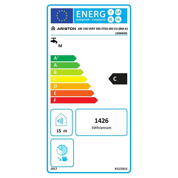 ARISTON - Chauffe-eau electrique vertical ARISTON Sagéo 200 l - Ø 560 mm - large