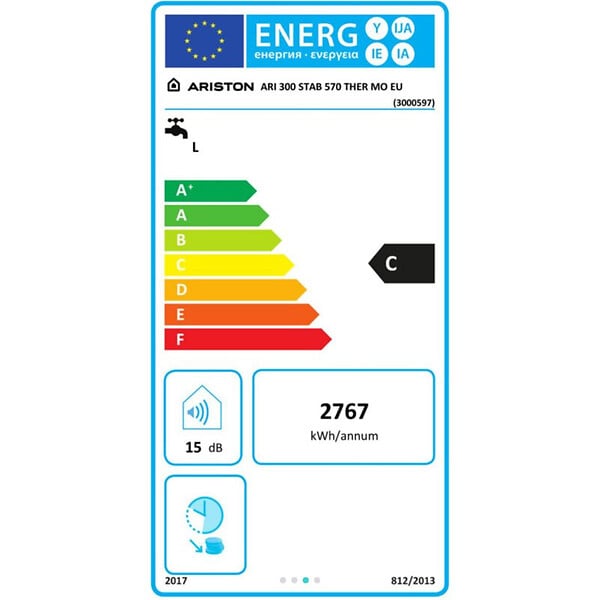 ARISTON - Chauffe-eau électrique Initio - 150 L  - Mural - 1800W - Blanc - large