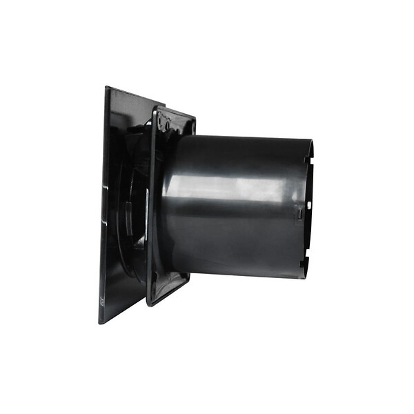 CATA - Cata E-100 GT BK Aérateur axial temporisé, Fonction standard, Plaque avant en verre, noir (00900502) - large