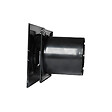 CATA - Cata E-100 GT BK Aérateur axial temporisé, Fonction standard, Plaque avant en verre, noir (00900502) - vignette