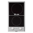 BEKO - Beko Plaque vitrocéramique 2 foyers, 30 cm, 6 niveaux de puissance, cadre inox (HDCC32200X) - vignette