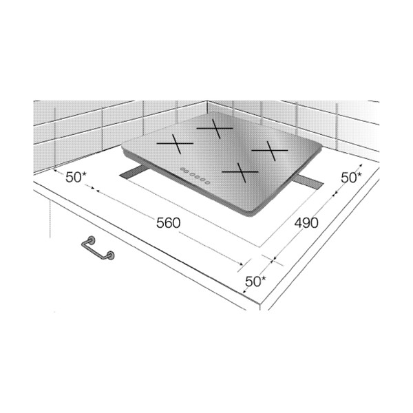 BEKO - plaque de cuisson vitrocéramique, 4 zones de cuisson Hi-Light, dont 1 double et 1 triple, noir (HIC64404T) - large