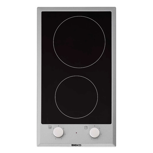 BEKO - Table Domino Vitrocéramique 30cm 2 Feux Inox - HDCC32200X - large