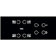 WHIRLPOOL - Table De Cuisson Vitrocéramique 58cm 4 Feux 6200w Noir - AKT8090NE - vignette