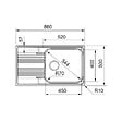 FRANKE - Franke Smart - SRX 611-86 LB R Inox Evier - vignette
