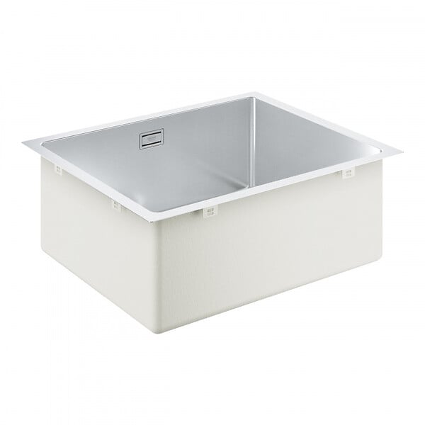 GROHE - Grohe Kit Evier de cuisine K700 sous-plan 540x440mm Acier inoxydable + Mitigeur Bauloop Col de cygne, Chrome (31574SD1-SET1) - large