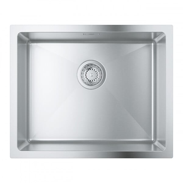 GROHE - Grohe Kit Evier de cuisine K700 sous-plan 540x440mm Acier inoxydable + Mitigeur Bauloop Col de cygne, Chrome (31574SD1-SET1) - large