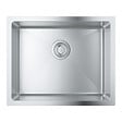 GROHE - Grohe Kit Evier de cuisine K700 sous-plan 540x440mm Acier inoxydable + Mitigeur Bauloop Col de cygne, Chrome (31574SD1-SET1) - vignette
