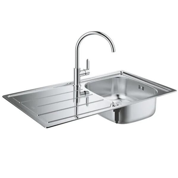 GROHE - BAU PACK ÉVIER + MITIGEUR CUISINE (31562SD1) - large