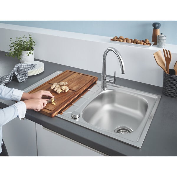 GROHE - BAU PACK ÉVIER + MITIGEUR CUISINE (31562SD1) - large