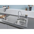 GROHE - BAU PACK ÉVIER + MITIGEUR CUISINE (31562SD1) - vignette