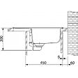 FRANKE - Franke Orion Évier avec égouttoir réversible OID (611-62), Tectonite, 62x50cm, Noir (OID611-62C) - vignette