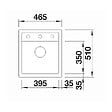 BLANCO - Blanco Evier DALAGO 45 PuraDur en Silgranit avec vidage automatique 46.5x51cm, Blanc (517160) - vignette