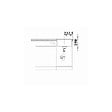 BLANCO - Blanco Evier DALAGO 45 PuraDur en Silgranit avec vidage automatique 46.5x51cm, Blanc (517160) - vignette