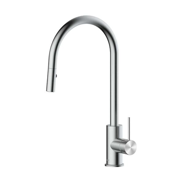 SWISS AQUA TECHNOLOGIES - Swiss Aqua Technologies 76x44 cm évier avec égouttoir réversible en granite à en castrer + mitigeur avec douchette 2 jets, blanc (SATSINKGE3W-SET1) - large