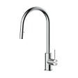 SWISS AQUA TECHNOLOGIES - Swiss Aqua Technologies 76x44 cm évier avec égouttoir réversible en granite à en castrer + mitigeur avec douchette 2 jets, blanc (SATSINKGE3W-SET1) - vignette