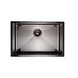 CERAMIA - Ceramia Timeless Évier de cuisine sous plan en inox 304, 68x45x21 cm, Gun Metal brossé PVD - vignette