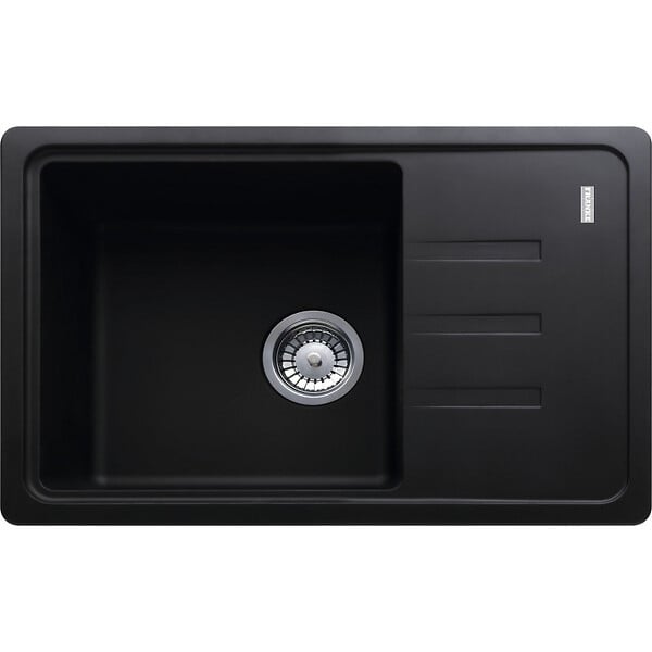 FRANKE - Franke Malta - BSG 611-62 Evier 62x43,5cm avec égouttoir réversible, Fragranit+, Onyx (BSG611-62ON) - large