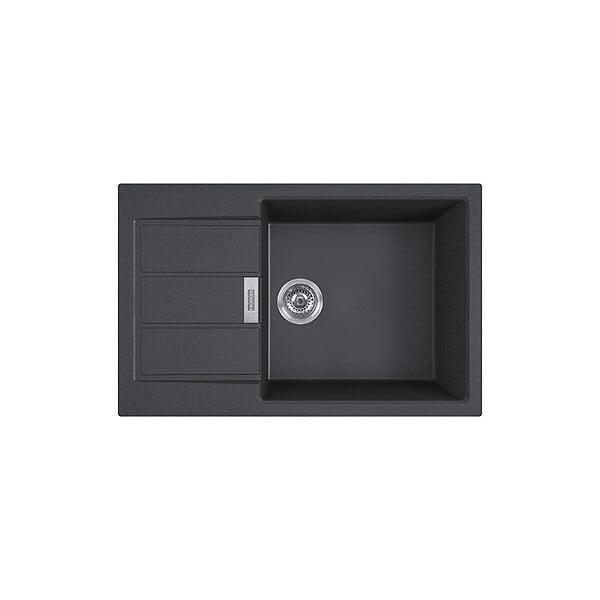 FRANKE - Franke SIRIUS - 2.0 S2D 611-78 Tectonite® Evier à encastrer avec bac XL Noir - large