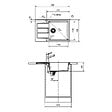 FRANKE - Franke SIRIUS - 2.0 S2D 611-78 Tectonite® Evier à encastrer avec bac XL Blanc - vignette