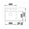BLANCO - Blanco Evier DALAGO 45 PuraDur en Silgranit avec vidage automatique 46.5x51cm, Anthracite (517156) - vignette