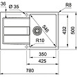 FRANKE - Franke SIRIUS - 2.0 S2D 611-78 Tectonite® Evier à encastrer Blanc - vignette