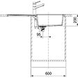 FRANKE - Franke Sirius 2.0 S2D 611-100 Tectonite évier à encastrer 1 bac XL avec égouttoir Blanc - vignette