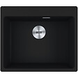 FRANKE - Franke Maris MRG 610-54 Evier à encastrer 59x50cm, avec bonde et siphon gain de place, en Fragranit+, Noir mat + Cache bonde - vignette