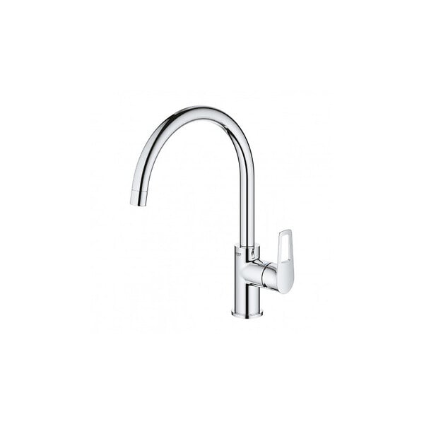 FRANKE - Franke Kit Évier Orion à encastrer en Tectonite, 780x500mm, Blanc Polaire + Mitigeur Grohe Bauloop, col de cygne, Chrome - large