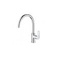FRANKE - Franke Kit Évier Orion à encastrer en Tectonite, 780x500mm, Blanc Polaire + Mitigeur Grohe Bauloop, col de cygne, Chrome - vignette