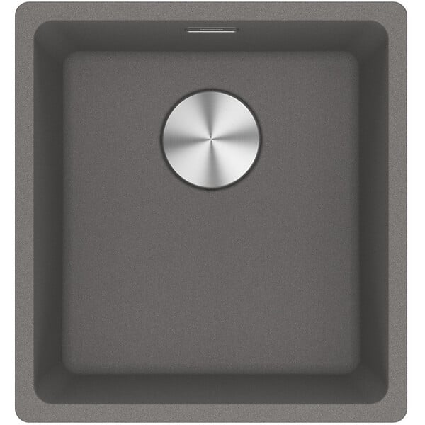FRANKE - Franke Maris MRG 110-37 Evier sous plan 40x43cm en Fragranit+, Pierre Grise (MRG110-37SK) - large