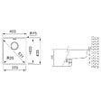 FRANKE - Franke Maris MRG 110-37 Evier sous plan 40x43cm en Fragranit+, Pierre Grise (MRG110-37SK) - vignette