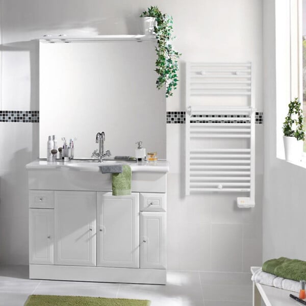 ATLANTIC - Sèche serviettes électrique 2012 Atlantic - 500W - Blanc - large